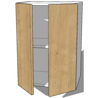 Meuble haut de cuisine sur mesure deux portes