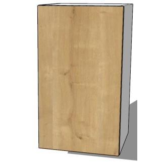 Meuble haut une porte. cuisine sur mesure.