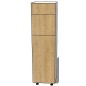 Colonne de cuisine sur mesure pour frigo avec porte relevable