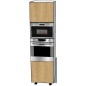 Colonne de cuisine sur mesure four et micro-ondes avec porte relevable