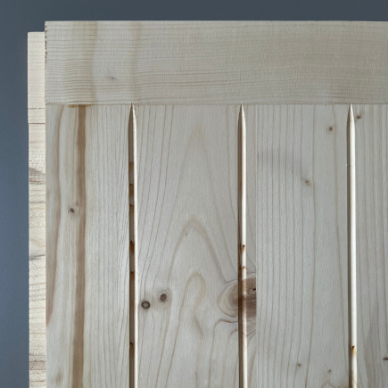 Volets en bois sur mesure épicéa