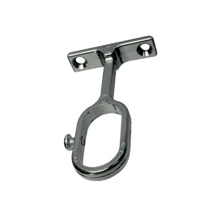 Piton ovale pour tubes de penderie