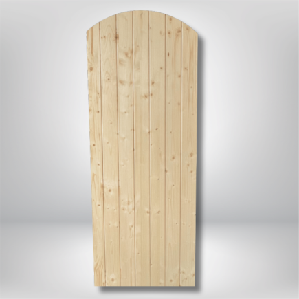 Volets en bois sur mesure épicéa cintré