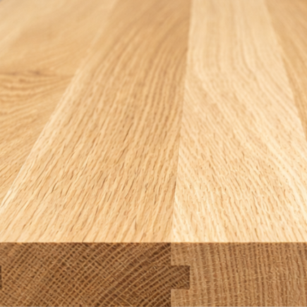 Plateau en chêne massif