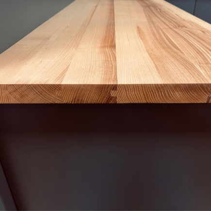 Plateau en frêne olivier massif