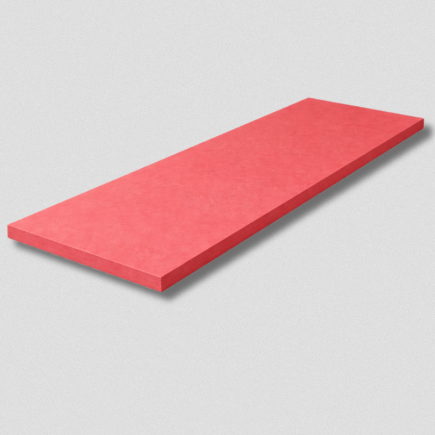 MDF teinté dans la masse Valchromat - Rouge