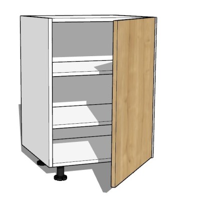 Meuble bas de cuisine sur mesure une porte