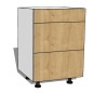Meuble bas de cuisine sur mesure trois tiroirs