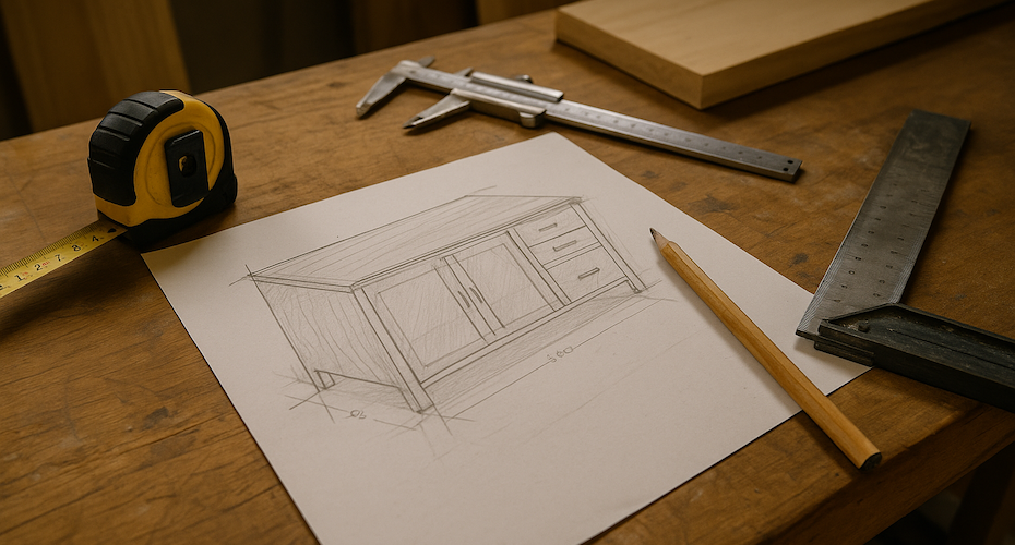 Projet meuble sur mesure Menuikit
