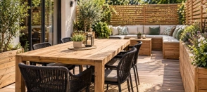 Aménager une terrasse avec des éléments bois personnalisés