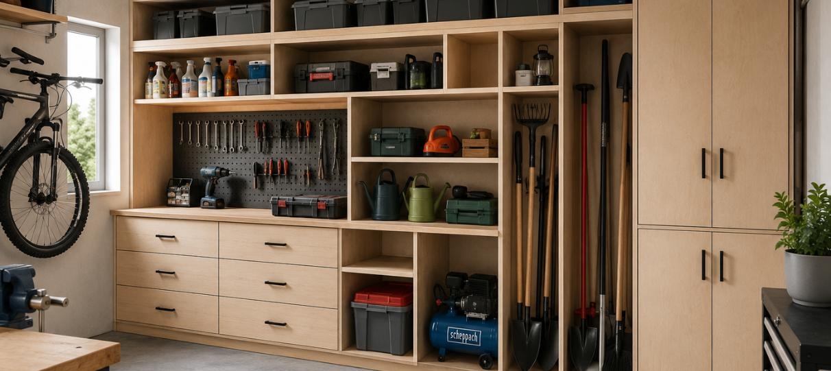 Créer un meuble de rangement pour garage sur mesure