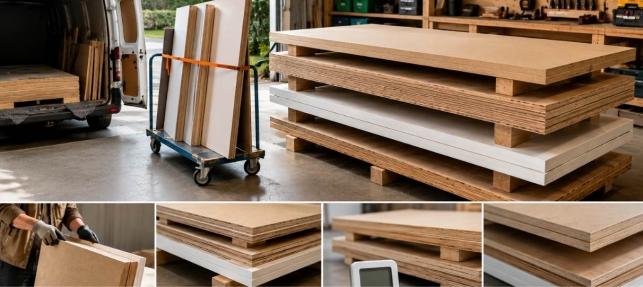 Transport et stockage des panneaux bois : les bonnes pratiques